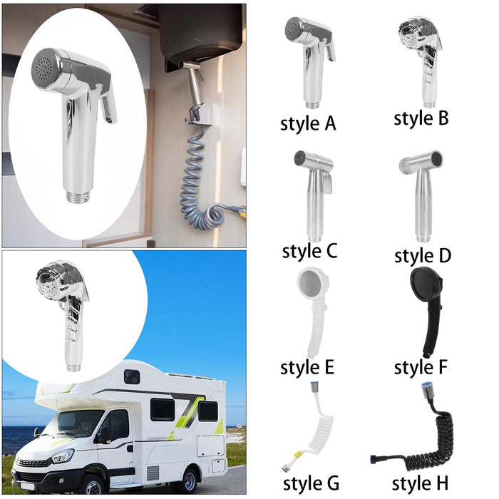 Crofta Shower Head Easy Installation Trailer Shower Head for Washroom RV Hotel Style A