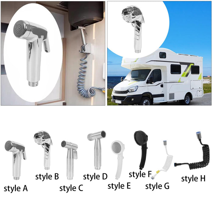 Crofta Shower Head Easy Installation Trailer Shower Head for Washroom RV Hotel Style A