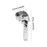 Crofta Shower Head Easy Installation Trailer Shower Head for Washroom RV Hotel Style B