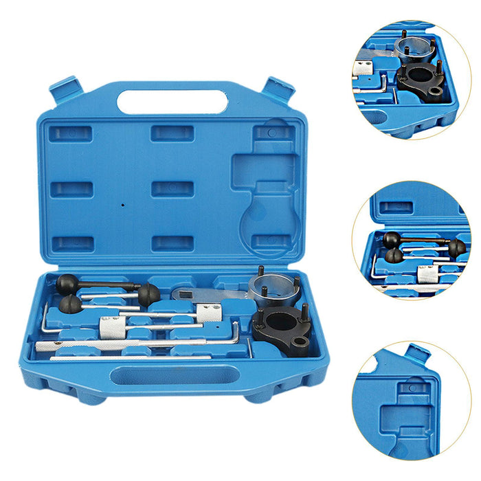 Crofta 10Pieces Crankshaft Engine Timing Tool Kit for VW Sturdy Easily Install