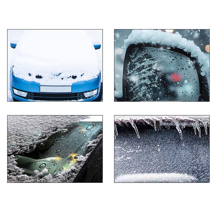 Crofta Car Windshield Ice Scraper Snow Brush Winter Car Accessories Window Squeegee Style A