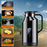 Crofta 12V 24V Car Kettle Electric Boiler Vehicle Travel Kettle for Tea Coffee 1500ml