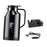 Crofta 12V 24V Car Kettle Electric Boiler Vehicle Travel Kettle for Tea Coffee 1500ml With Base