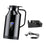 Crofta 12V 24V Car Kettle Electric Boiler Vehicle Travel Kettle for Tea Coffee 1200ml With Base