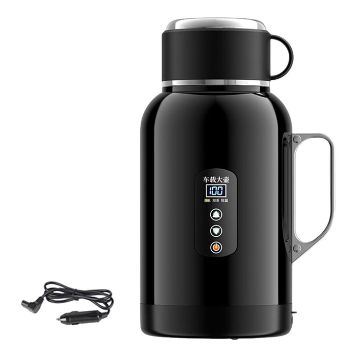 Crofta 1400ml Car Electric Kettle 12V 24V Car Heated Mug for Drivers Versatile Without Base