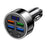 Crofta USB Outlet Car Charger 4 USB+2 PD Digital Display for 12V 24V Off Roads