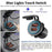 Crofta Dual USB Car Charger Socket 12-24V USB Outlet for Car Marine Motorcycle Blue Light