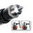 Crofta 1/2inch Air Pneumatic Drill Reversible Rotation for Iron Plate Drilling