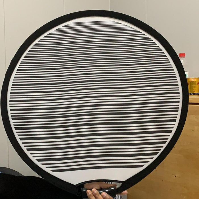 Crofta Dents Detection Tool Practical Multipurpose Foldable Striped Reflector Board