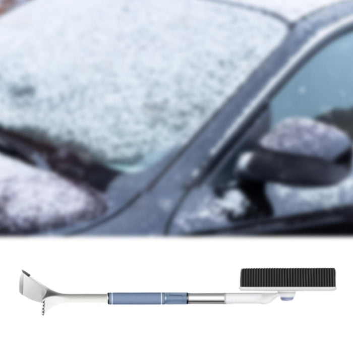 Crofta Generic Snow Scraper Emergency Snow Shovel for Cars Trucks Multipurpose Blue Snow Brush