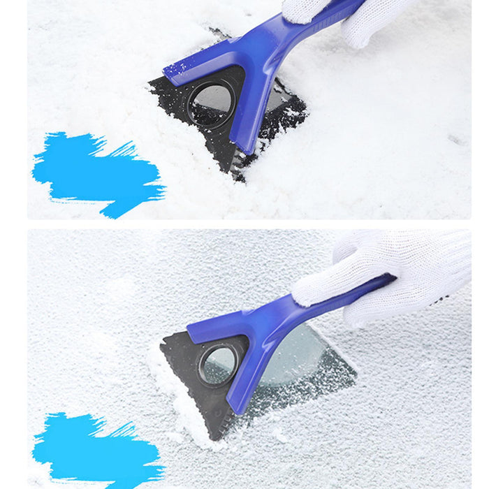 Car Windshield Ice Scraper with Handle Quick Removal Effective Snow Scraper