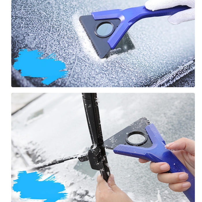 Car Windshield Ice Scraper with Handle Quick Removal Effective Snow Scraper