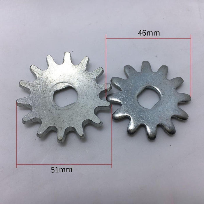 Crofta 3T/4T Horizontal Jack Gear Solid Metal Gear Wheel for Vehicle Repairing 5.1cm