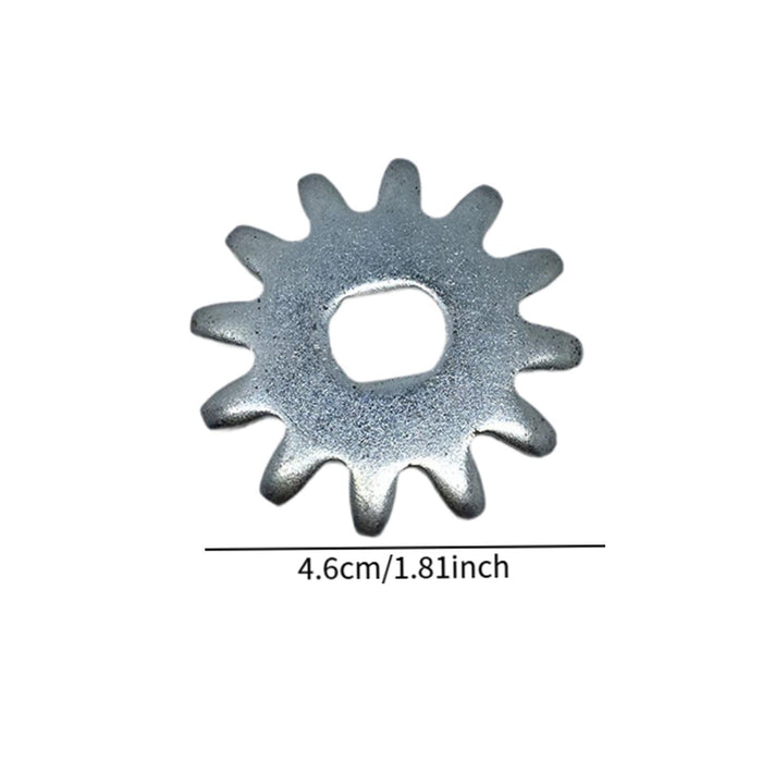 Crofta 3T/4T Horizontal Jack Gear Solid Metal Gear Wheel for Vehicle Repairing 4.6cm