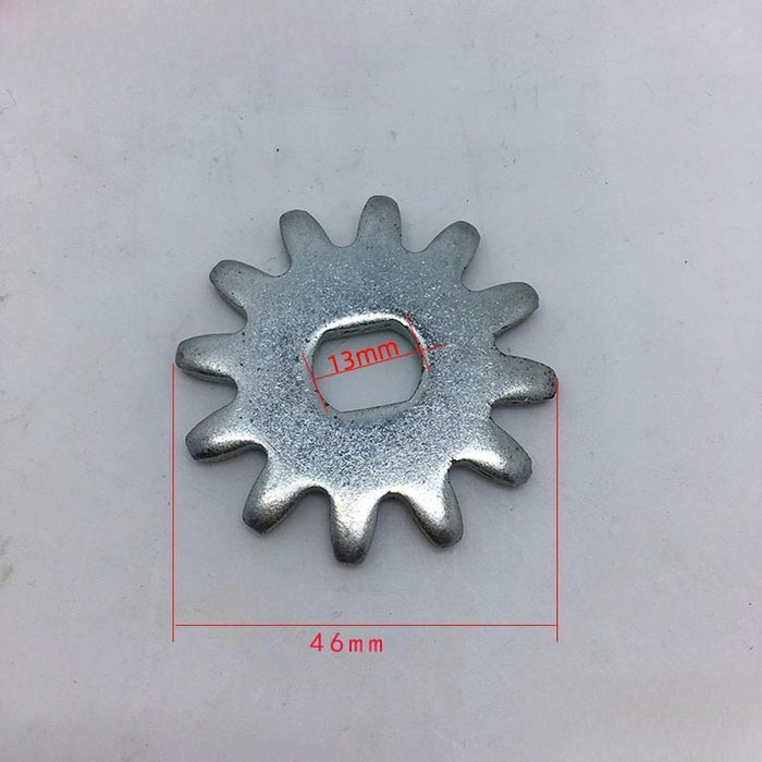 Crofta 3T/4T Horizontal Jack Gear Solid Metal Gear Wheel for Vehicle Repairing 4.6cm