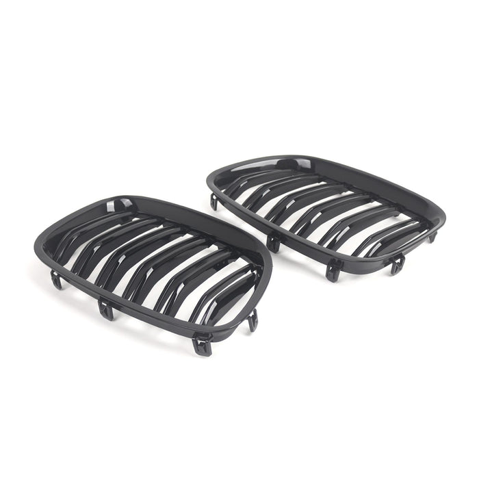 2Pcs Front Kidney Grill Grille 51137200169, 51137200170 Premium for BMW