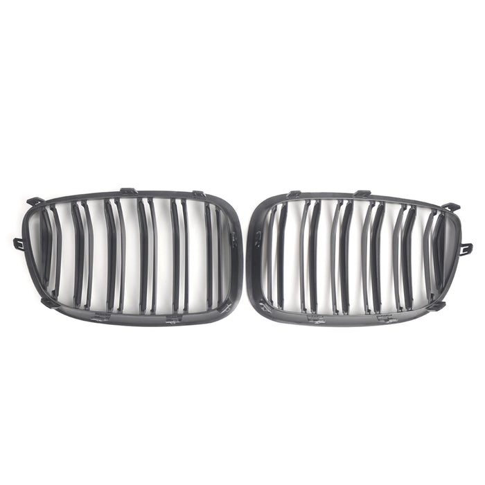 2Pcs Front Kidney Grill Grille 51137200169, 51137200170 Premium for BMW