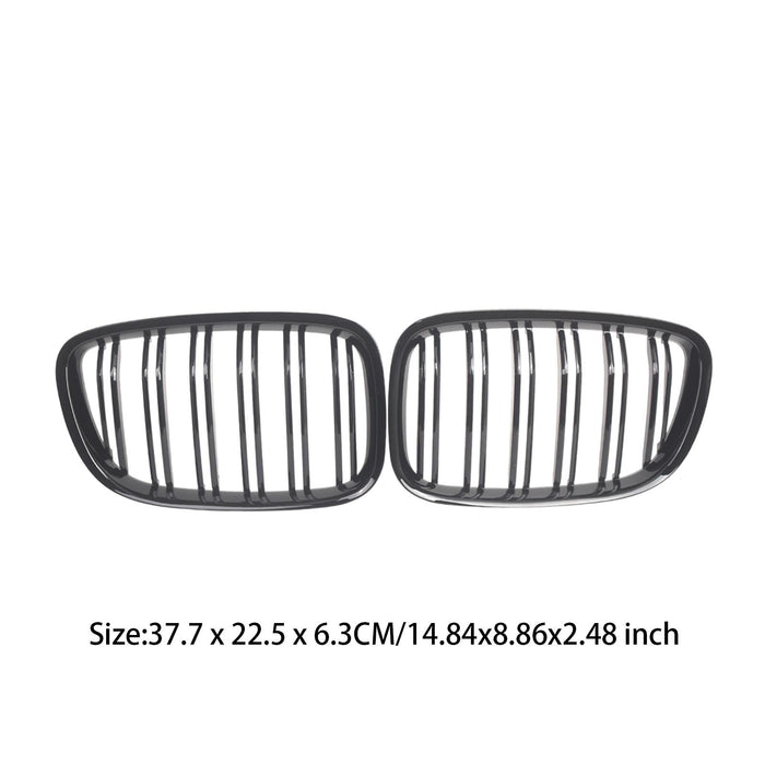 2Pcs Front Kidney Grill Grille 51137200169, 51137200170 Premium for BMW