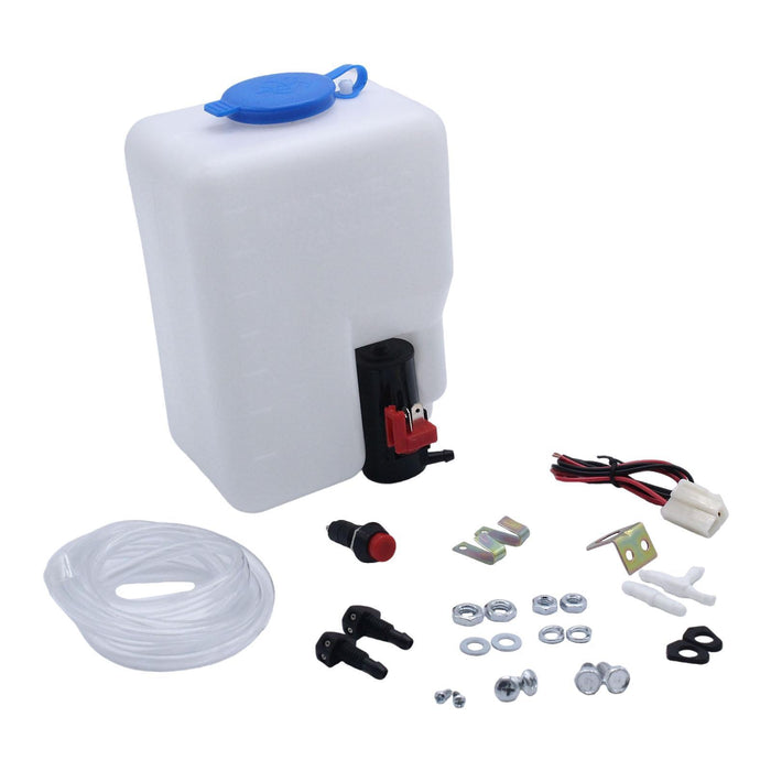 Crofta Windscreen Washer Bottle Kit Windshield Washing Tank 12V for VW Beetles