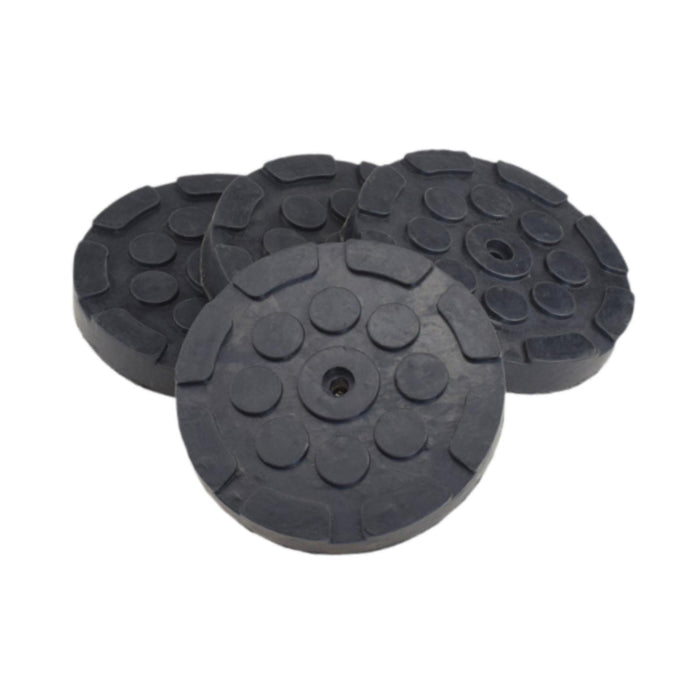 4 Pieces Car Jack Rubber Pads Multipurpose Anti-slip Round Lifting Jack Pads