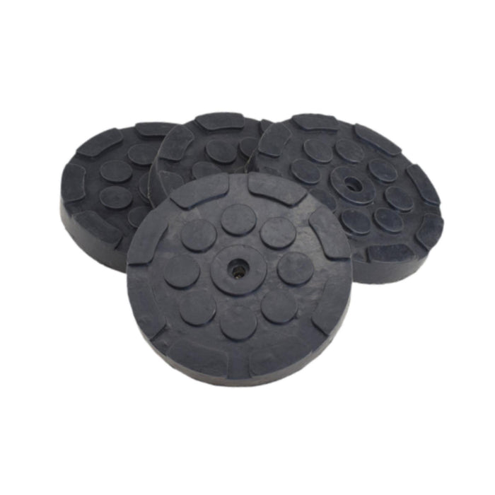 4 Pieces Car Jack Rubber Pads Multipurpose Anti-slip Round Lifting Jack Pads