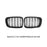 2 Pieces Front Twin Bar Grille Grills 51138208490 for BMW E46 1998-2001