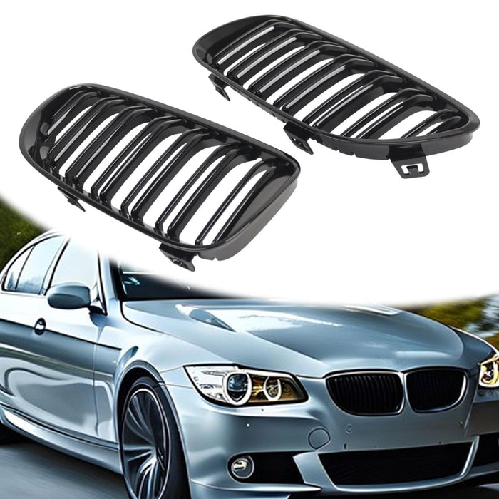 2Pcs Car Front Grilles Professional Sturdy Replace for BMW E93 3