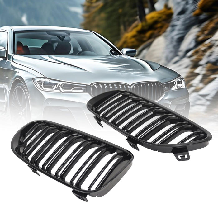 2Pcs Car Front Grilles Professional Sturdy Replace for BMW E93 3