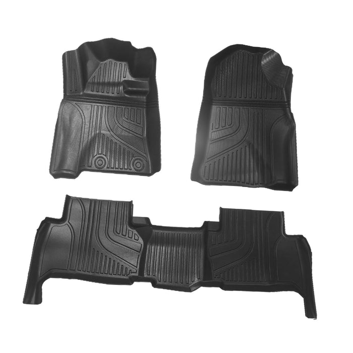 3x Car Floor Mats Spare Floor Liners for Toyota Land Cruiser LC300 2015