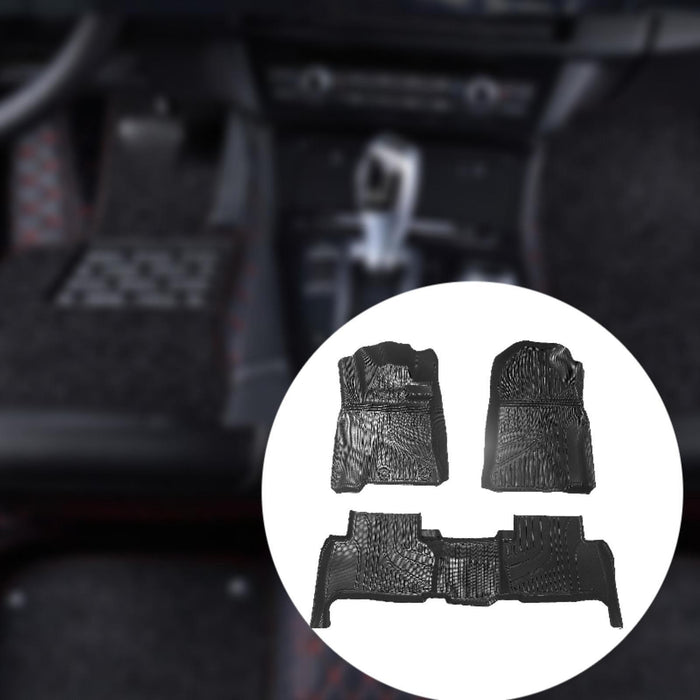 3x Car Floor Mats Spare Floor Liners for Toyota Land Cruiser LC300 2015