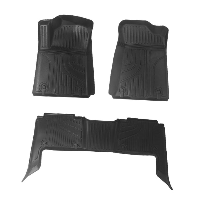 3 Pieces Floor Liners Mats for Nissan Patrol 2019 Accessories Anti Slip