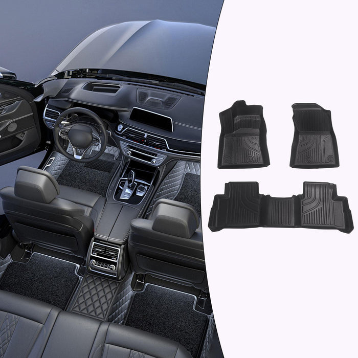 3Pcs Car Floor Mats Full Coverage for Dongfeng Nissan Easy Installation