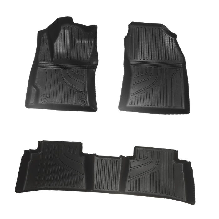 3 Pieces Floor Mats Waterproof Car Mats for Toyota Corolla 2019 to 2024