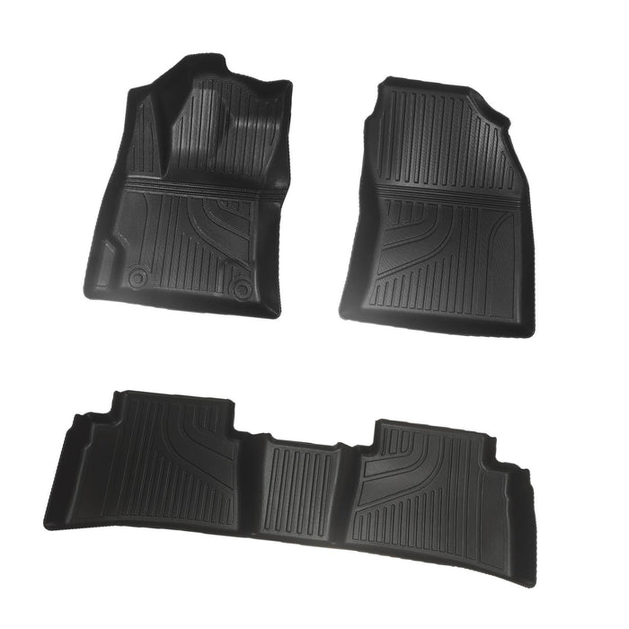 3 Pieces Floor Mats Waterproof Car Mats for Toyota Corolla 2019 to 2024