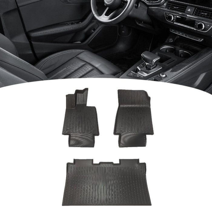 3 Pieces Floor Mats Nonslip for Tesla Cybertruck 2023-2024 Pickup Truck