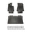 3 Pieces Floor Mats Nonslip for Tesla Cybertruck 2023-2024 Pickup Truck