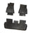 3Pcs Car Floor Mats Spare Auto Floor Liners for Tesla Model S 2021-2024