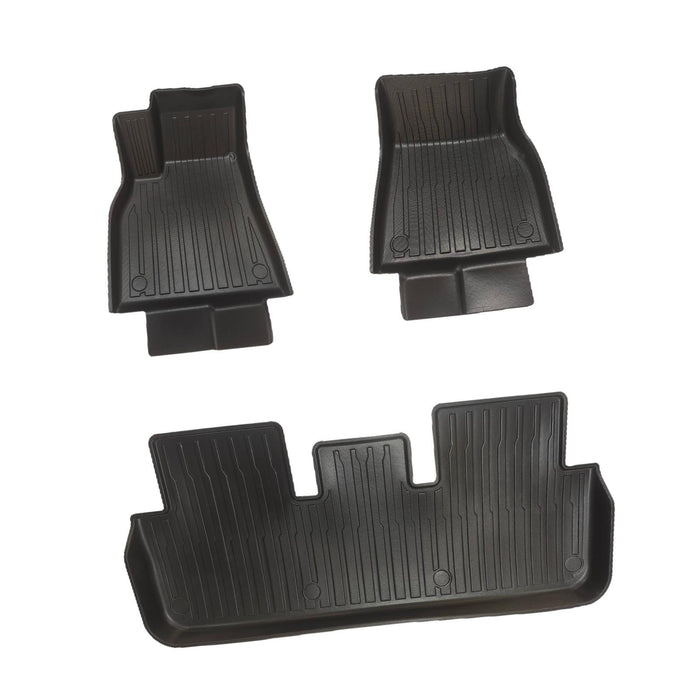 3Pcs Car Floor Mats Spare Auto Floor Liners for Tesla Model S 2021-2024