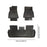 3Pcs Car Floor Mats Spare Auto Floor Liners for Tesla Model S 2021-2024