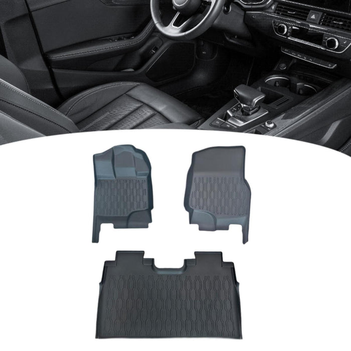 3Pcs Floor Liners Mats for Ford F-150 2015-2022 Anti Slip Replace Parts