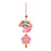 Crofta Year of The Snake Car Ornament 2025 Chinese Lunar New Year Hanging Ornament Pink Flower