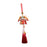 Crofta Year of The Snake Car Ornament 2025 Chinese Lunar New Year Hanging Ornament Red Tassel