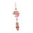 Crofta Year of The Snake Car Ornament 2025 Chinese Lunar New Year Hanging Ornament Pink Beads