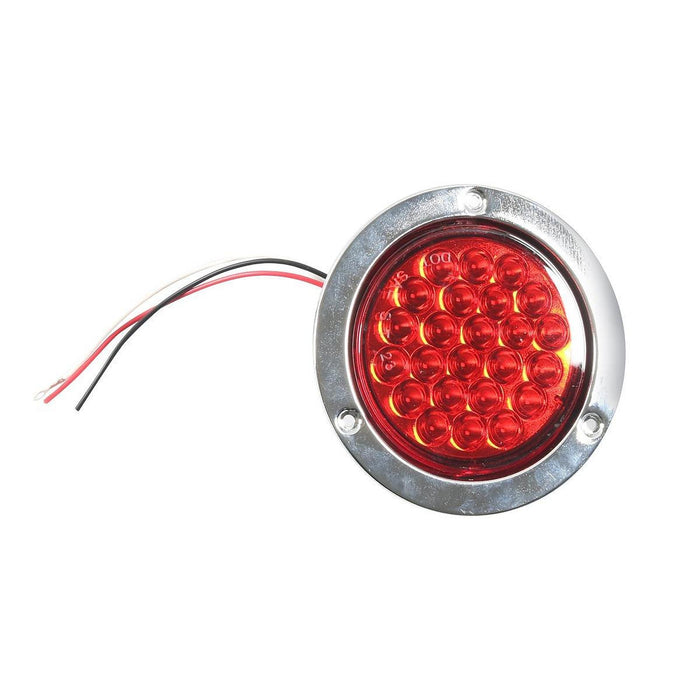 2x LED Trailer Tail Lights Replaces 12V 4.8W Premium Round Stop Brake Lights