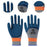 2 Pieces Multifunctional Work Gloves for Men Women Farm Work Car Repair Blue