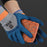 2 Pieces Multifunctional Work Gloves for Men Women Farm Work Car Repair Blue