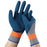 2 Pieces Multifunctional Work Gloves for Men Women Farm Work Car Repair Blue