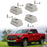 4 Pieces Truck Bed Deck Rail Cleat T Slot Nut Kit for Toyota Tacoma SUV