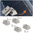 4 Pieces Truck Bed Deck Rail Cleat T Slot Nut Kit for Toyota Tacoma SUV