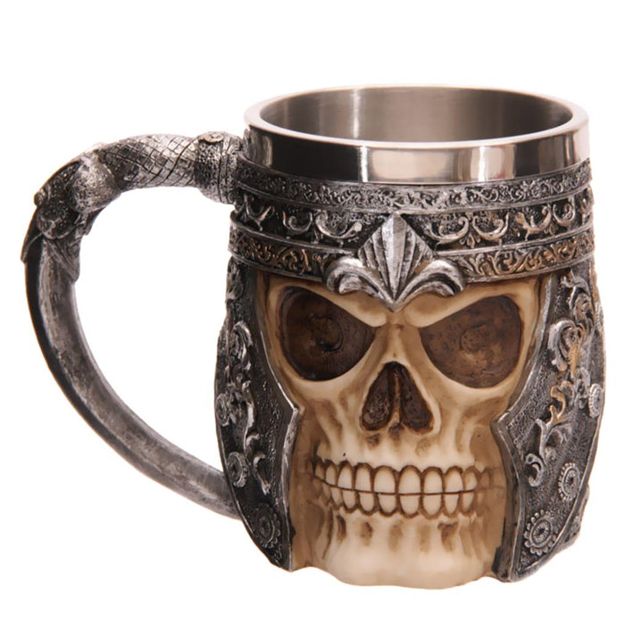 Crofta 2 in 1 Striking Warrior Tankard Drinking Bottle Characteristic Helmet Vessel